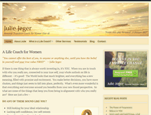 Tablet Screenshot of juliejeger.com